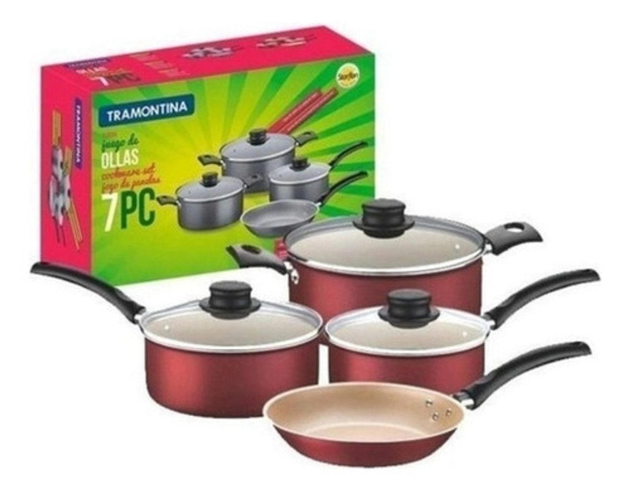 Tramontina Turim 7-Piece Cookware Set