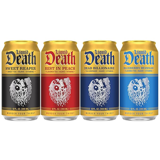 Liquid Death Iced Tea Variety